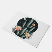 Nachtkaktus Blossom Fußmatte (Schrägansicht)