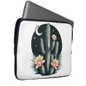 Nachtkaktus Blossom Laptopschutzhülle (Vorne Rechts)
