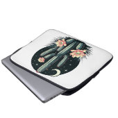 Nachtkaktus Blossom Laptopschutzhülle (Vorne Knopf)