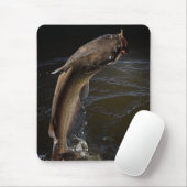 Nachtkanal-Wels-Fischen Mousepad (Mit Mouse)