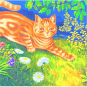 Nachtkatze Aufkleber (Vorderseite)