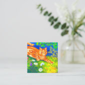 Nachtkatze Begleitkarte (Stehend Vorderseite)