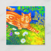 Nachtkatze Begleitkarte (Vorderseite)