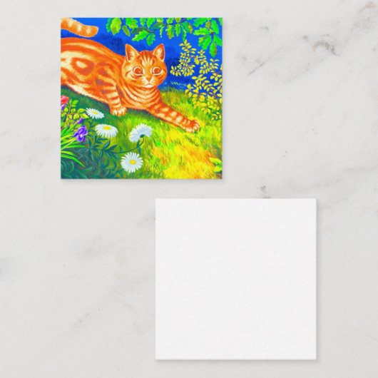 Nachtkatze Begleitkarte (Vorne/Hinten)