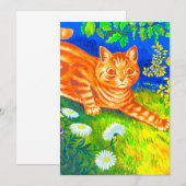Nachtkatze Einladung (Vorne/Hinten)