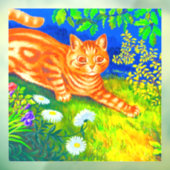 Nachtkatze Fensteraufkleber (Blatt 3)