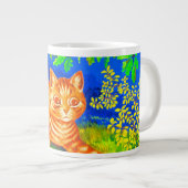 Nachtkatze Jumbo-Tasse (Vorderseite Rechts)