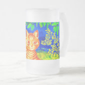 Nachtkatze Mattglas Bierglas (VorderseiteRechts)