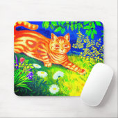 Nachtkatze Mousepad (Mit Mouse)