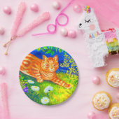 Nachtkatze Pappteller (Party)