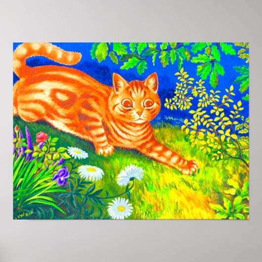 Nachtkatze Poster (Vorne)