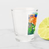 Nachtkatze Schnapsglas (Links)