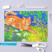 Nachtkatze Seidenpapier (Handwerk)