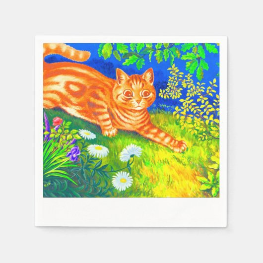 Nachtkatze Serviette (Vorderseite)