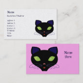 Nachtkatze Visitenkarte (Vorne/Hinten)