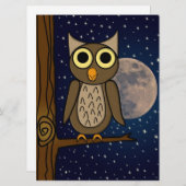 Nachtkeule Feiertagskarte (Vorne/Hinten)