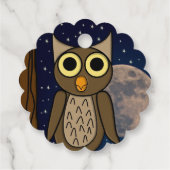Nachtkeule Geschenkanhänger (Rückseite)