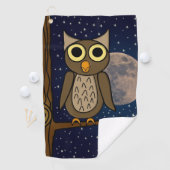 Nachtkeule Golfhandtuch (Insitu)