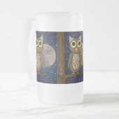 Nachtkeule Mattglas Bierglas (Vorderseite Links)