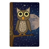 Nachtkeule Mini Klemmbrett (Rückseite)