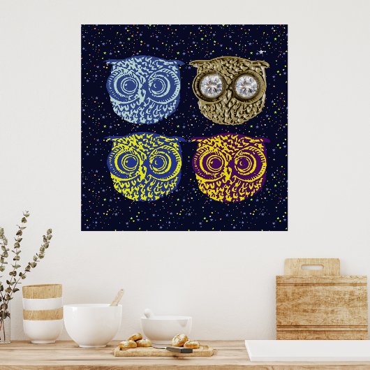 Nachtkeule Poster (Küche)