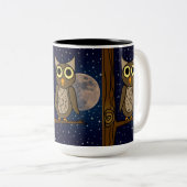 Nachtkeule Zweifarbige Tasse (VorderseiteRechts)
