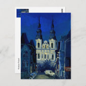 Nachtkirche Postkarte (Vorne/Hinten)