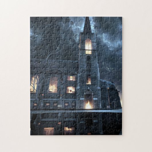 Nachtkirche Puzzle (Vertikal)