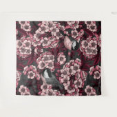 Nachtkirschgarten Wandteppich (Vorderseite (Horizontal))