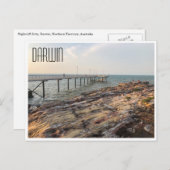 Nachtklippe Darwin Postkarte (Vorne/Hinten)