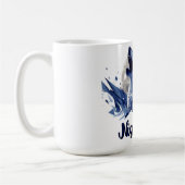 Nachtkönig - Howling Wolf mit Mond Kaffeetasse (Links)