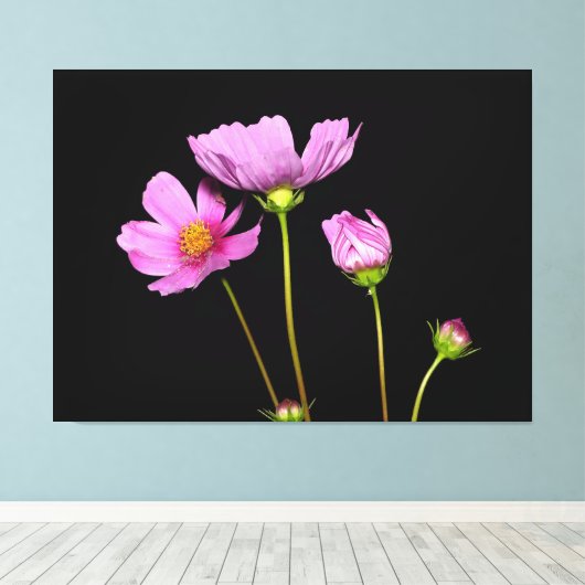 Nachtkosmos Leinwanddruck (Insitu (Holzboden))