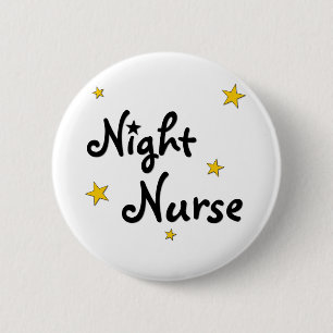 Nachtkrankenschwester Button
