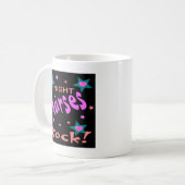 Nachtkrankenschwester-Felsen Kaffeetasse (Vorderseite Links)