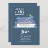 Nachtkreuzfahrt-Einladung Einladung (Vorne/Hinten)