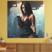 Nachtladies Leinwanddruck (Insitu (Wohnzimmer))