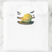 Nachtladung Runder Aufkleber (Tasche)