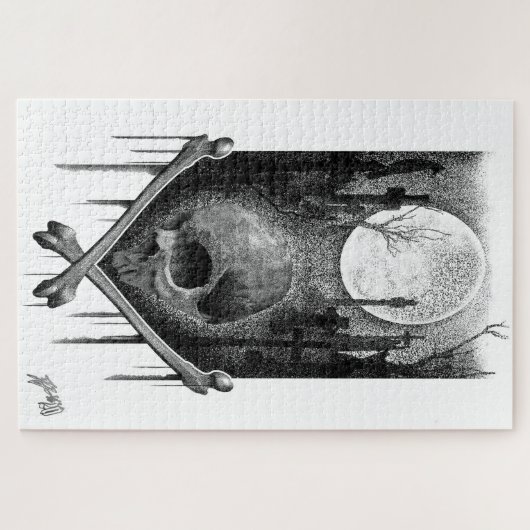 Nachtlandschaft Craneo Puzzle (Horizontal)