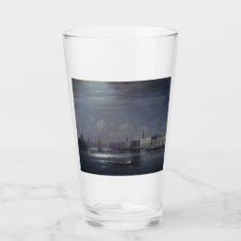 Nachtlandschaft in Venedig (italienische Stadt) Glas