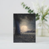 Nachtlandschaft Postkarte (Stehend Vorderseite)