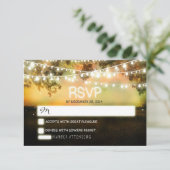 Nachtlantern romantische farbenfrohe Hochzeit rsvp (Stehend Vorderseite)