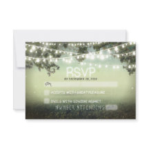 Nachtlanterns romantische Hochzeit rsvp