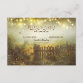 Nachtlanterns romantische Hochzeitskarte RSVP Karte