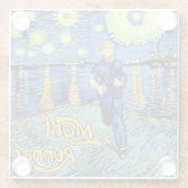 Nachtläufer Startnight Glasuntersetzer (Rückseite)