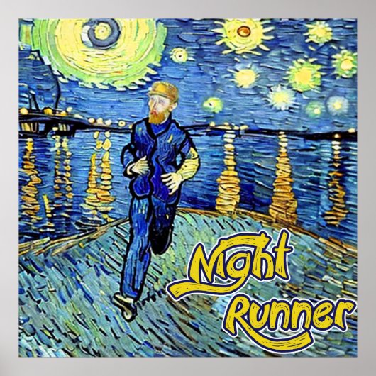 Nachtläufer Startnight Poster (Vorne)