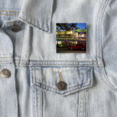 Nachtleben am Ocean Drive, South Beach, Miami Button (Beispiel)