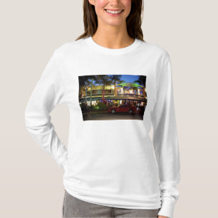 Nachtleben am Ocean Drive, South Beach, Miami T-Shirt