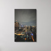 Nachtleben in der Fotografie-Leinwand von Bangkok Leinwanddruck (Vorderseite)