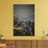 Nachtleben in der Fotografie-Leinwand von Bangkok Leinwanddruck (Insitu (Wohnzimmer))
