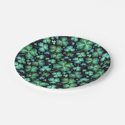 Nachtleben Pappteller (Schrägansicht)